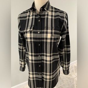 Lauren Ralph Lauren Flannel Size Petite Small